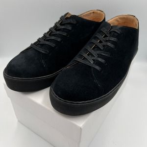 Crown Northampton Overstone Derby TL Black Janus Kudu Calf Suede 8.5 UK / 9.5 US